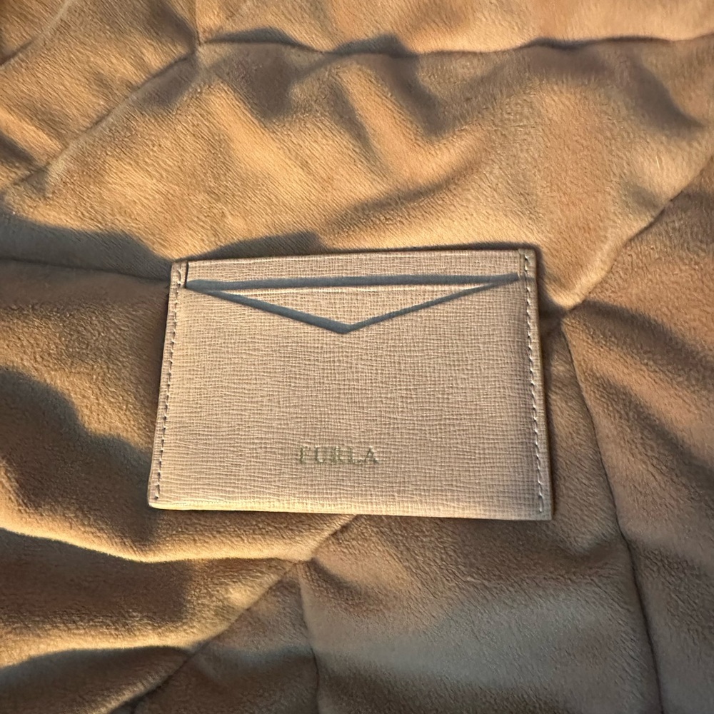 Furla Light Beige/Blush Card Holder